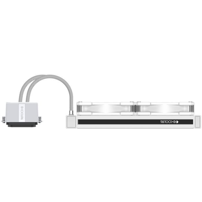 Система жидкостного охлаждения ID-Cooling DASHFLOW 240 BASIC WHITE изображение 2