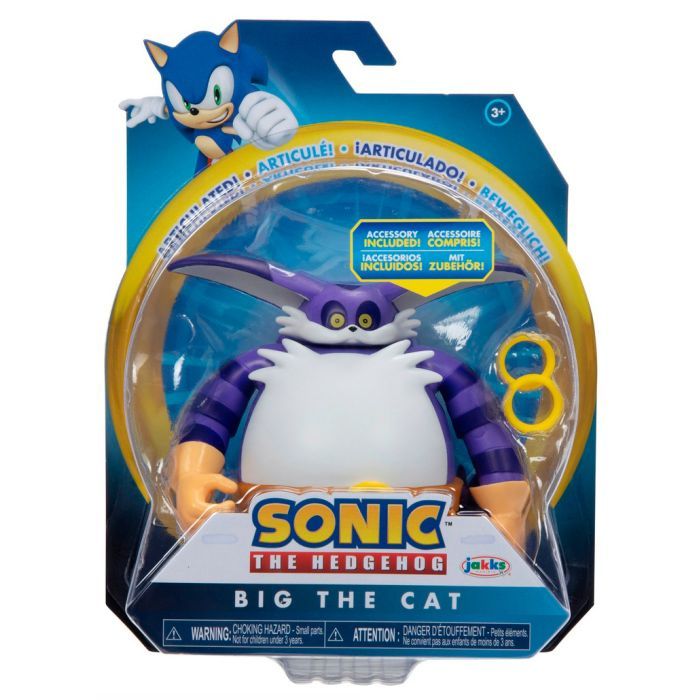 Фігурка Sonic the Hedgehog з артикуляцією - Модерн Кіт Біг 10 см (41680i-GEN) зображення 5
