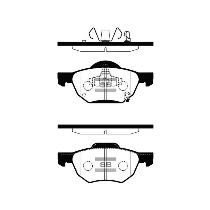 Гальмівні колодки HI-Q SP1573