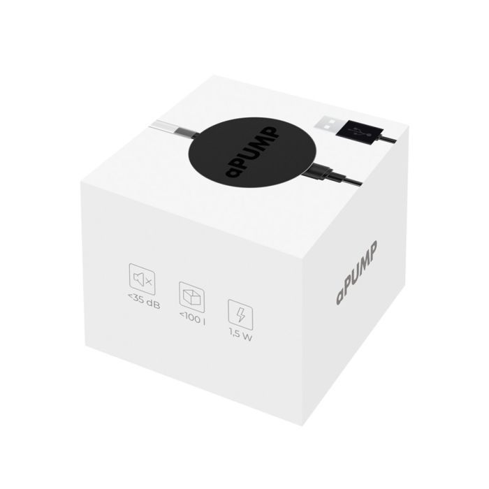 Компрессор для аквариума Aqualighter aPUMP USB (5V) бесшумный до 100 л (7910) изображение 6