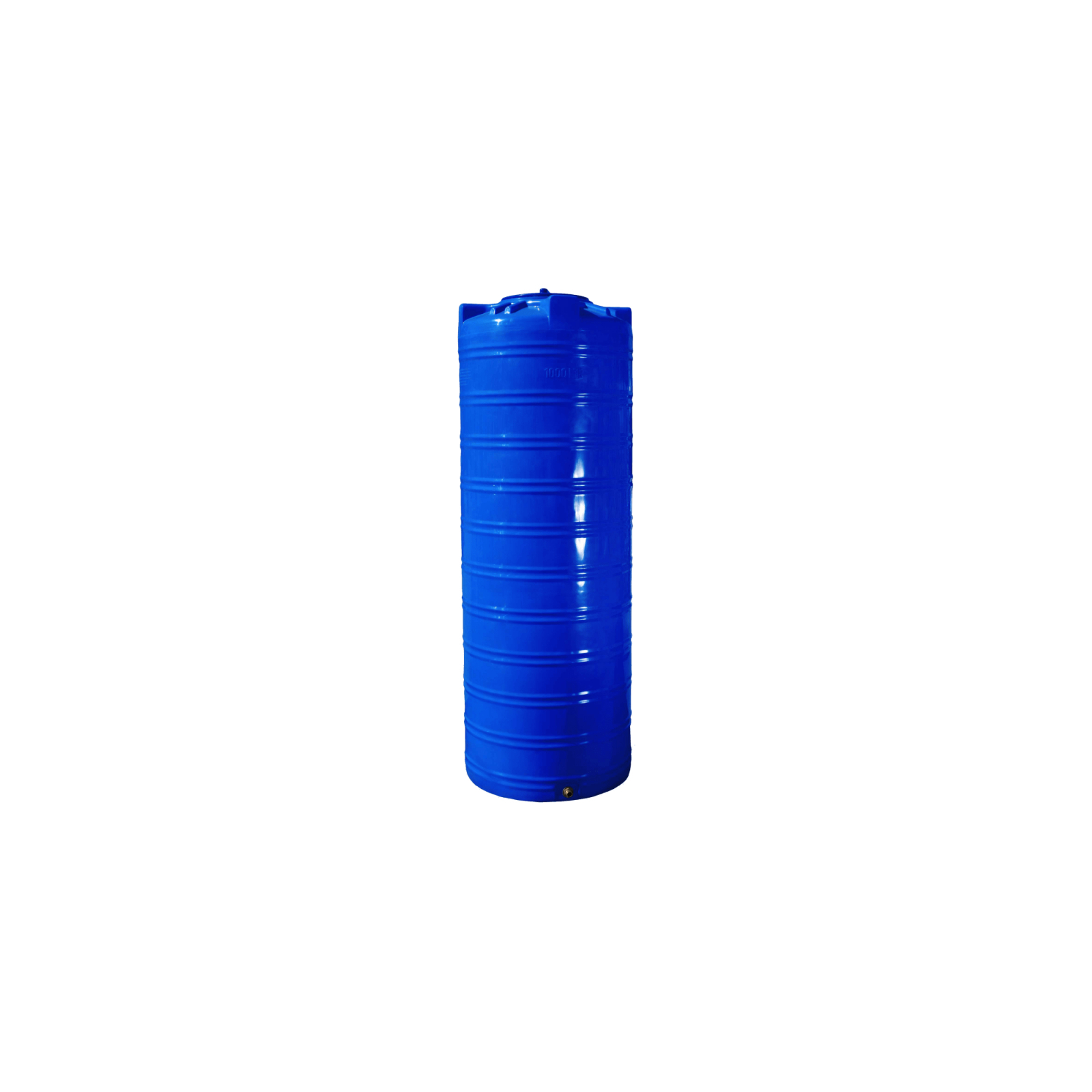 Емкость для воды Рото Європласт вертикальная пищевая 1000 л узкая синяя (122)