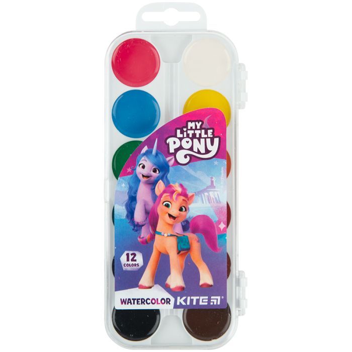 Акварельные краски Kite My Little Pony 12 цветов (LP23-061)