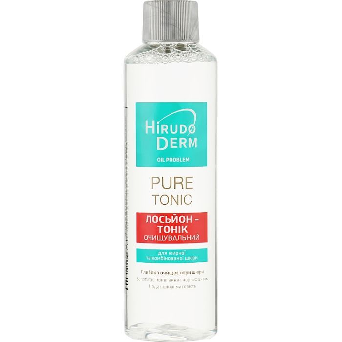 Лосьйон для обличчя Біокон Hirudo Derm Oil Problem Pure Tonic Очищувальний 180 мл (4820008319029)
