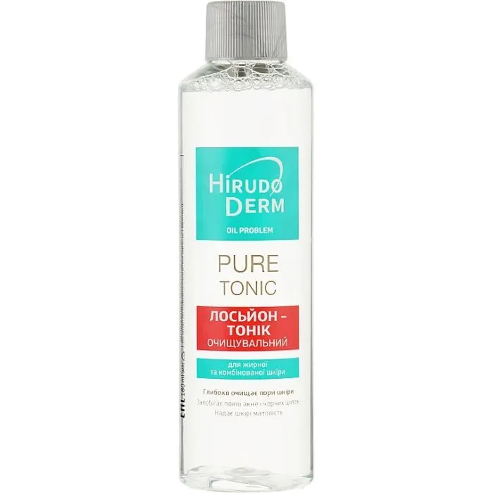 Лосьон для лица Біокон Hirudo Derm Oil Problem Pure Tonic Очищающий 180 мл (4820008319029)