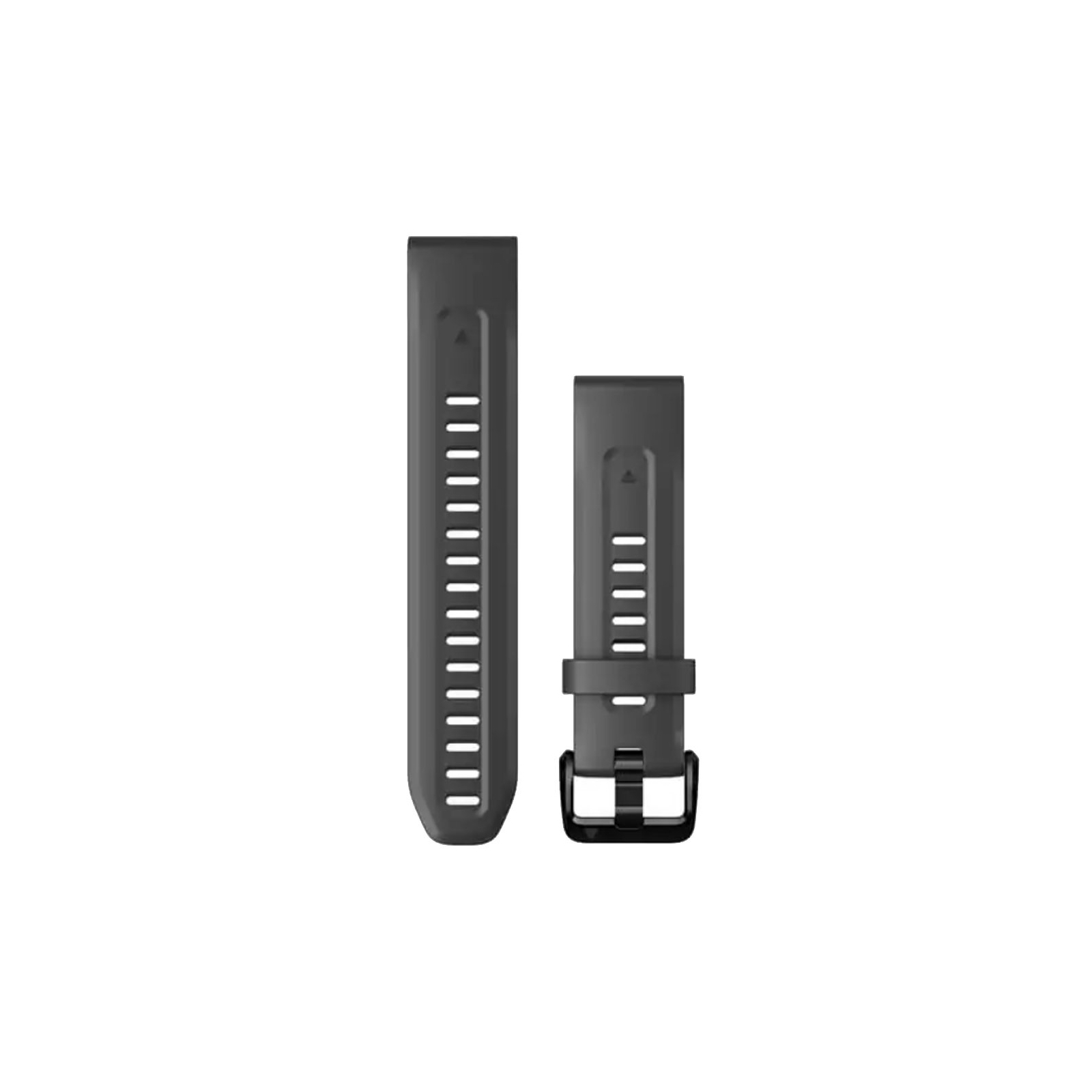 Ремешок для смарт-часов Garmin fenix 7S, 20mm QuickFit Graphite Silicone (010-13102-01)