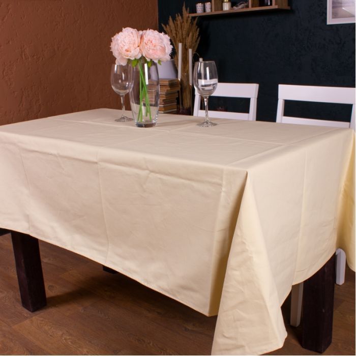 Скатерть MirSon Рогожа №204 Creamy 100x130 см (2200006723202)