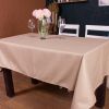 Скатерть MirSon Хлопок №002 Beige Strong 130x300 см (2200006737636)