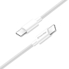 Дата кабель USB-C to USB-C 2.0m 3A 65W white ColorWay (CW-CBPDCC056-WT)