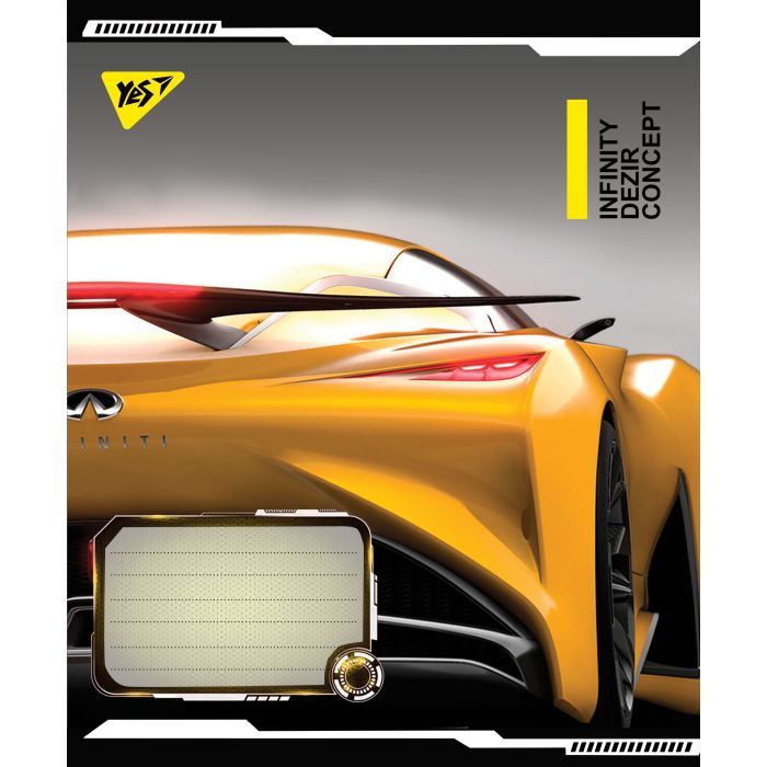 Зошит Yes А5 Dezir concept 96 аркушів, лінія (766507) зображення 3