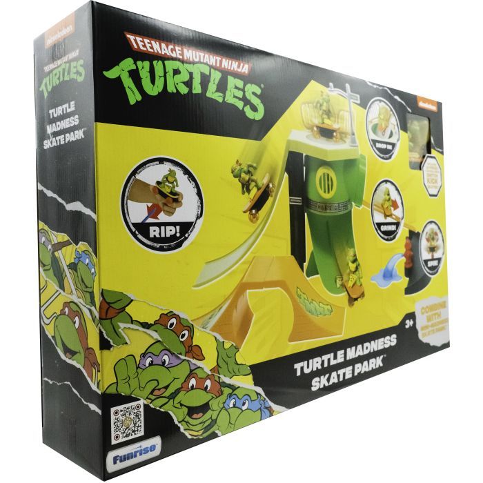 Ігровий набір Funrise TMNT Черепашки-ніндзя класичні Чумовий скейт-парк (71044) зображення 2