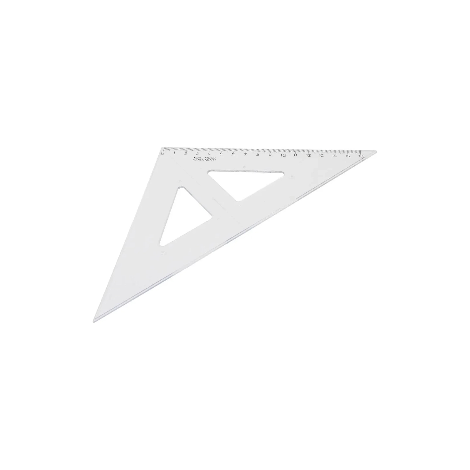 Лінійка Koh-i-Noor Трикутник 45/177, безкольоровий (744150) зображення 3