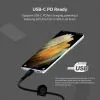 Дата кабель USB-C to USB-C 1.0m Belkin (CAB011BT1MBK) изображение 10