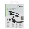 Дата кабель USB-C to USB-C 1.0m Belkin (CAB011BT1MBK) изображение 2