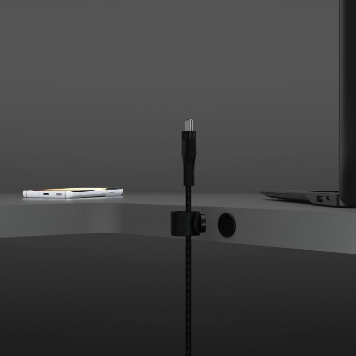 Дата кабель USB-C to USB-C 1.0m Belkin (CAB011BT1MBK) зображення 5