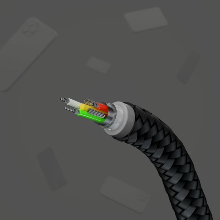 Дата кабель USB-C to USB-C 1.0m Belkin (CAB011BT1MBK) зображення 7