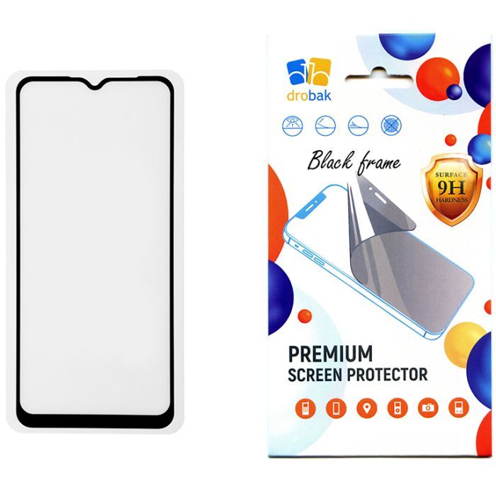Скло захисне Drobak Xiaomi Redmi A1 / A1+ / Poco C50 (Black) (505090 (505090)