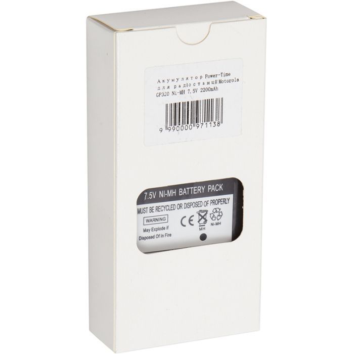 Аккумуляторная батарея Motorola GP320 Ni-MH 7.5V 2200mAh Power-Time (PTM-328) изображение 5