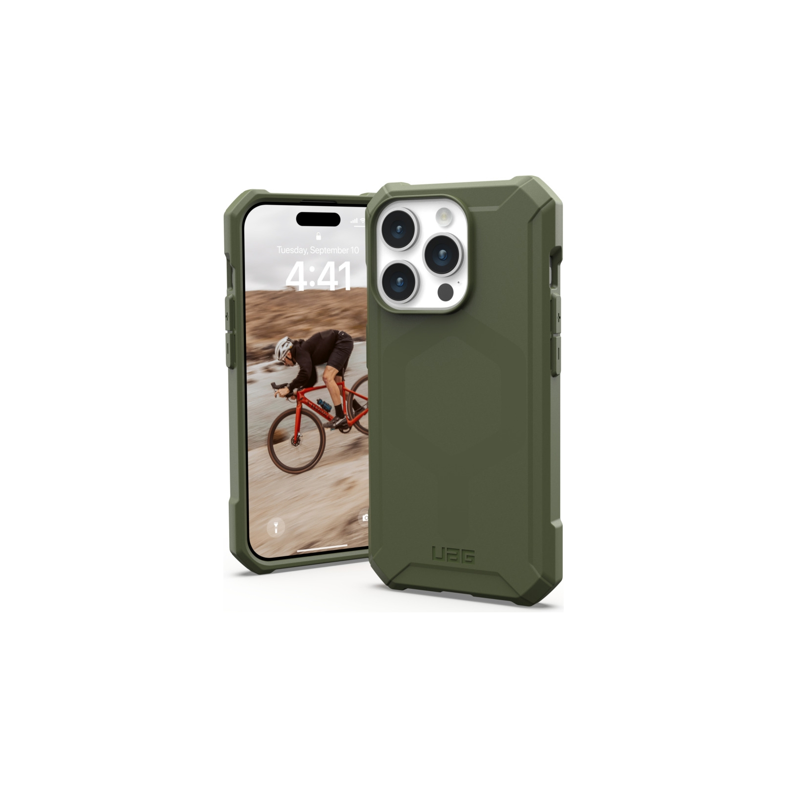Чехол для мобильного телефона UAG Apple iPhone 15 Pro Essential Armor Magsafe, Olive Drab (114276117272) изображение 10