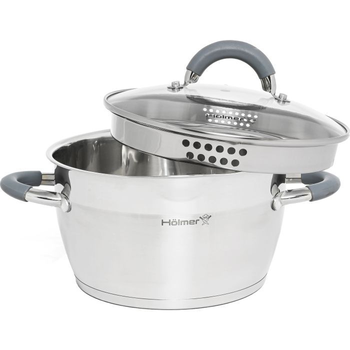 Кастрюля Hölmer Chef Assistant з кришкою 3,6 л (CR-16536-SSGD Chef Assistant) изображение 2