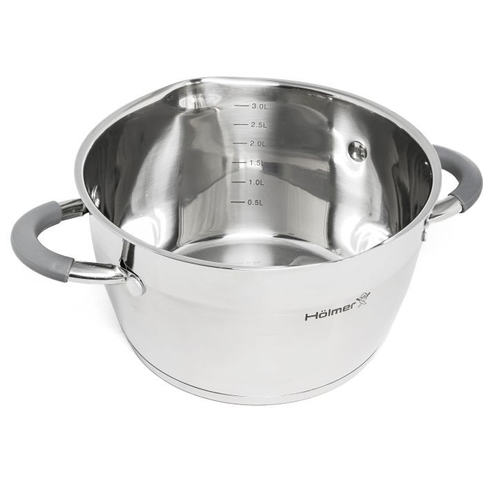 Кастрюля Hölmer Chef Assistant з кришкою 3,6 л (CR-16536-SSGD Chef Assistant) изображение 3