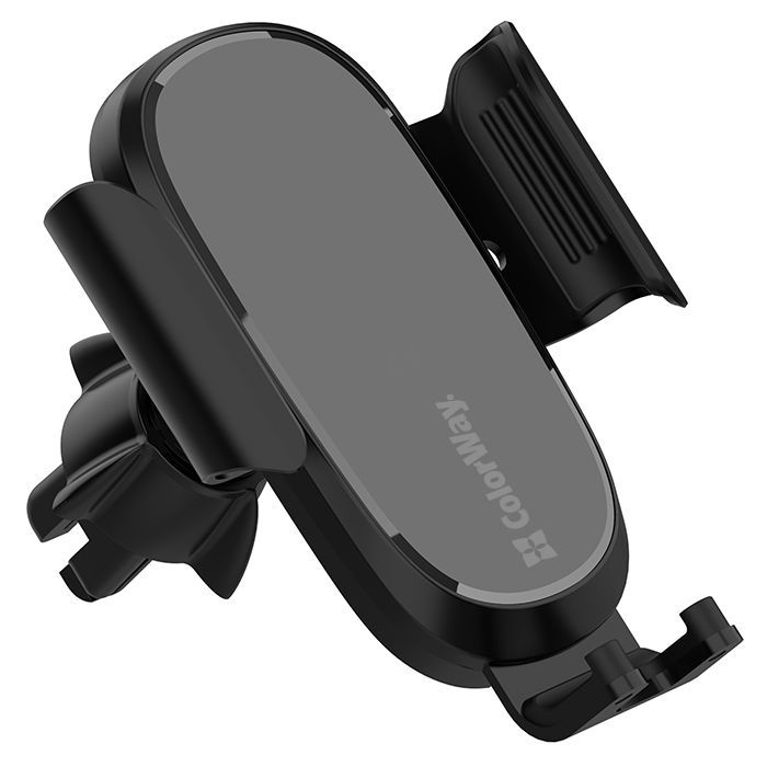 Универсальный автодержатель ColorWay Air Vent Car Wireless Charger 15W Black (CW-CHAW038Q-BK) изображение 4
