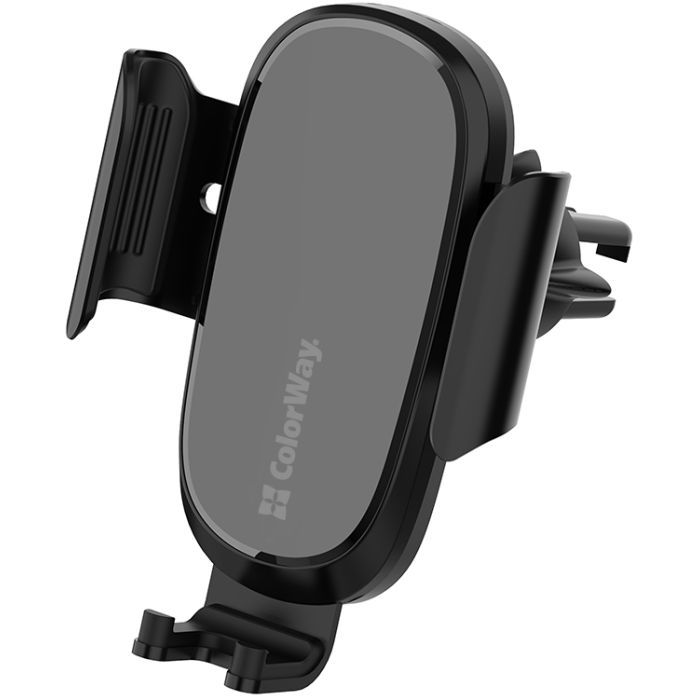 Универсальный автодержатель ColorWay Air Vent Car Wireless Charger 15W Black (CW-CHAW038Q-BK) изображение 7