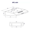 Витяжка кухонна Minola HPL 604 I зображення 9