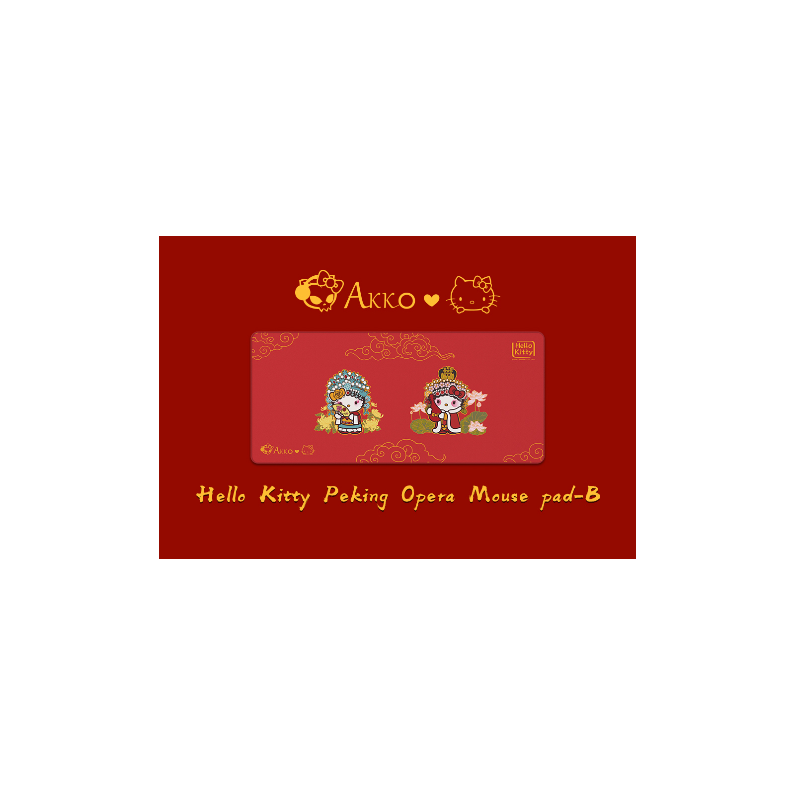 Коврик для мышки Akko Hellokitty Peking Opera Deskmat B (6925758615419) изображение 10