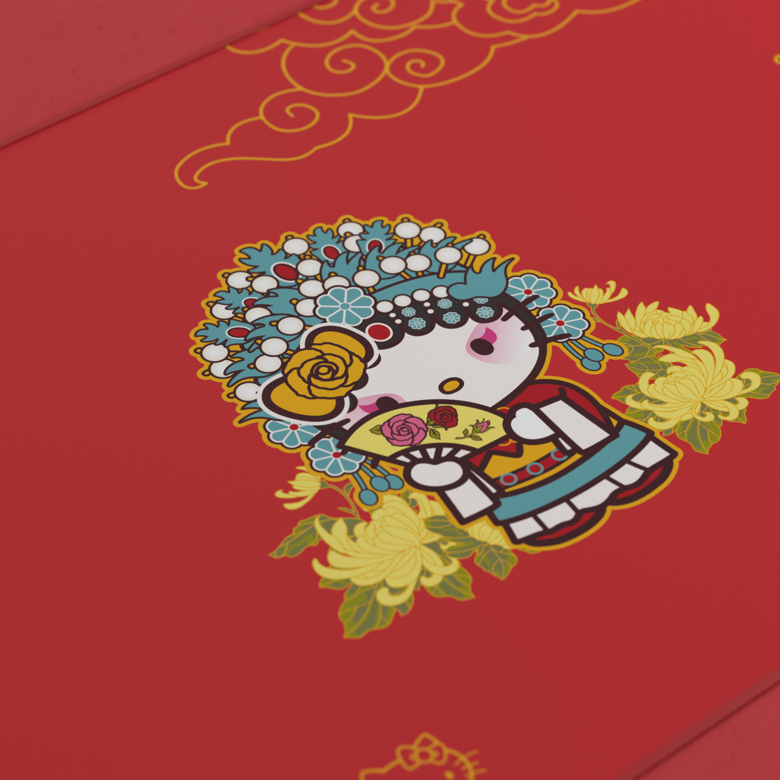 Коврик для мышки Akko Hellokitty Peking Opera Deskmat B (6925758615419) изображение 6