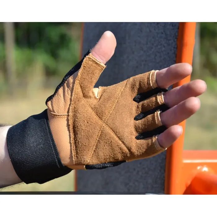 Рукавички для фітнесу MadMax MFG-269 Professional Brown L (MFG-269-Brown_L) зображення 4
