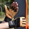 Рукавички для фітнесу MadMax MFG-269 Professional Brown L (MFG-269-Brown_L) зображення 6
