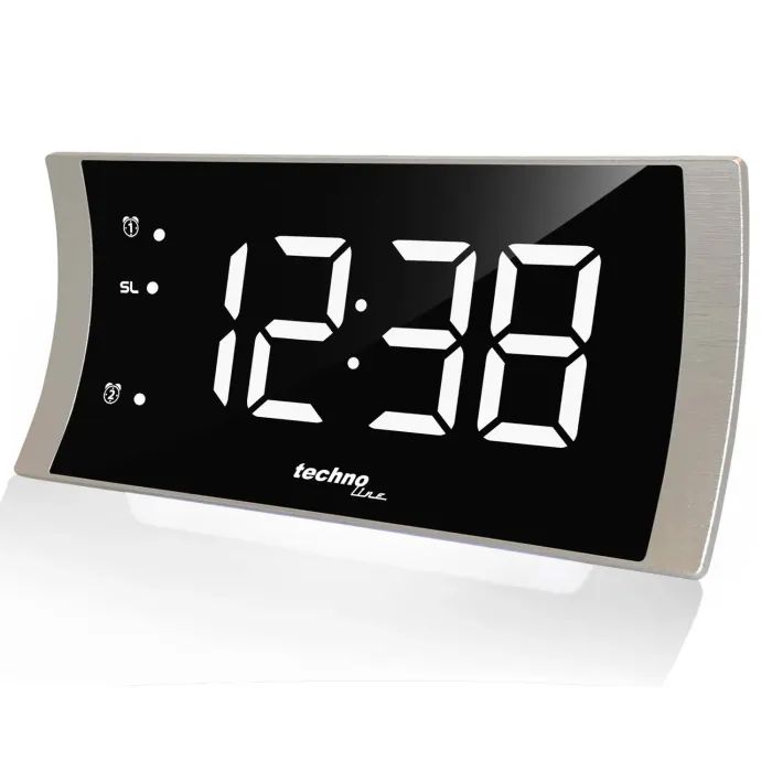 Настольные часы Technoline з радіо Silver (DAS301809) изображение 2