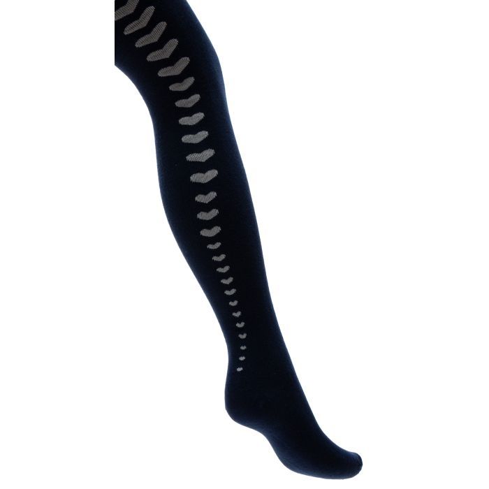 Колготки детские UCS Socks с сердечками (M0C0301-1443-5G-black) изображение 2