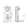 Инсталляция OLI 80 з кнопкою I-Plate Ghrome (885342) изображение 2