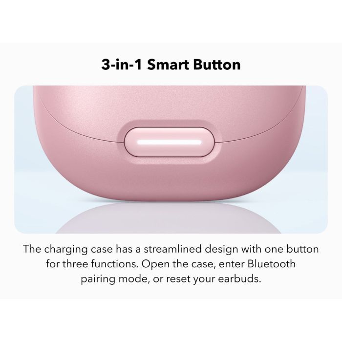 Навушники Anker SoundСore Liberty 4 NC Pastel Pink (A3947G51) зображення 11