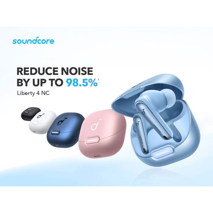Навушники Anker SoundСore Liberty 4 NC Pastel Pink (A3947G51) зображення 8