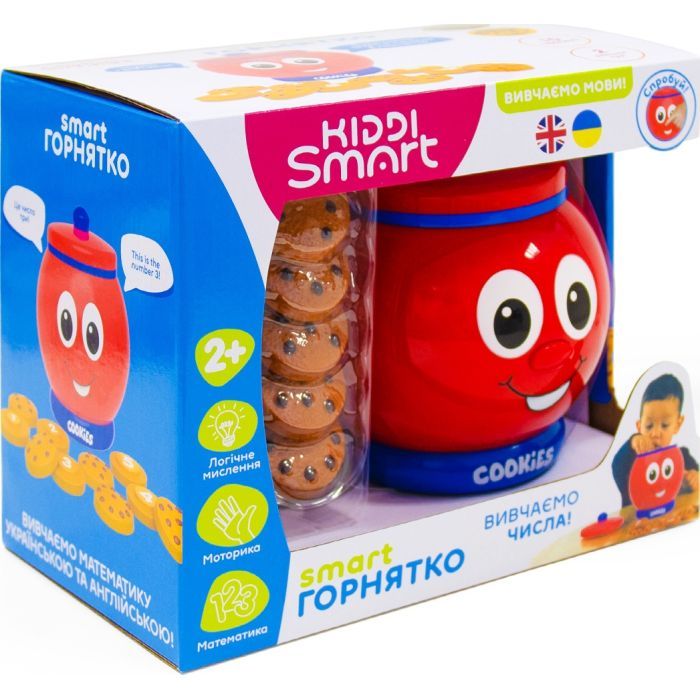 Развивающая игрушка Kiddi Smart Интерактивная обучающая игрушка Smart-Горшочек украинский и английский язык (524800) изображение 6