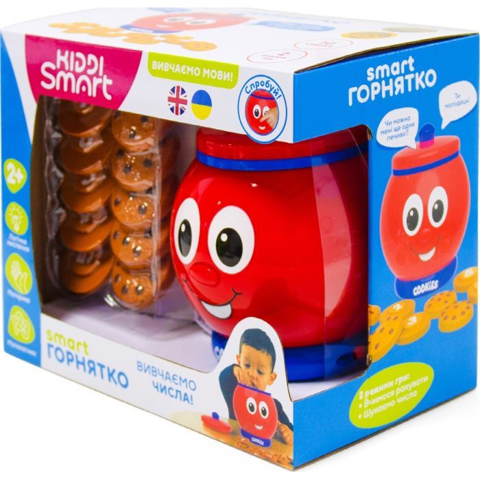 Развивающая игрушка Kiddi Smart Интерактивная обучающая игрушка Smart-Горшочек украинский и английский язык (524800) изображение 7