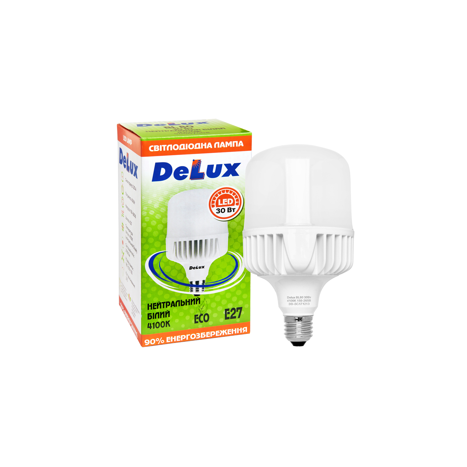 Лампочка Delux BL 80 30w 4000K (90020575) зображення 3
