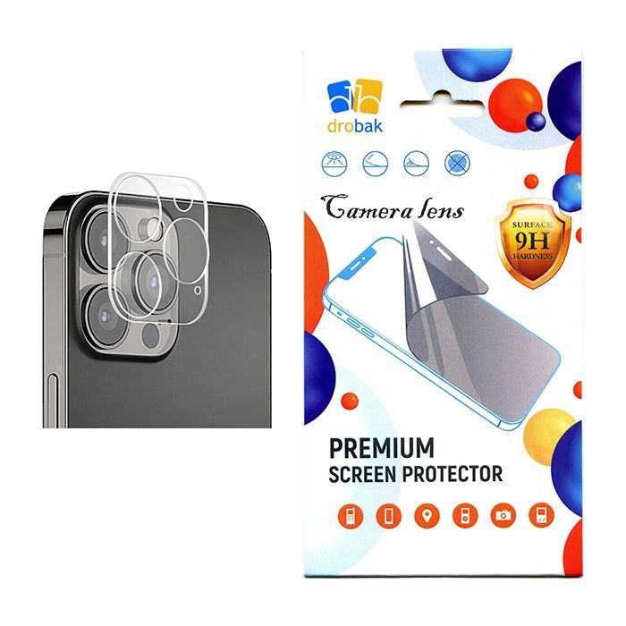 Стекло защитное Drobak for Camera 3D Apple iPhone 15 Pro (292930)