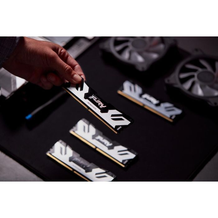 Модуль памяти для компьютера DDR5 24GB 7200 MHz Renegade Silver XMP Kingston Fury (ex.HyperX) (KF572C38RS-24) изображение 10