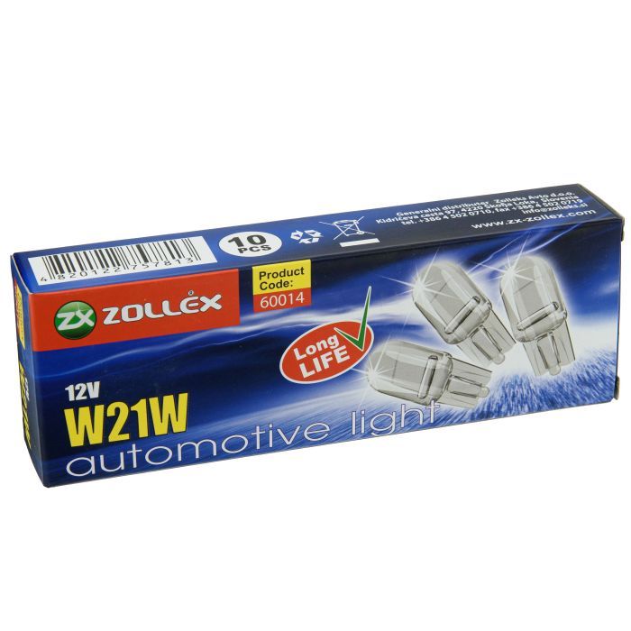 Автолампа Zollex W21W 12V зображення 2