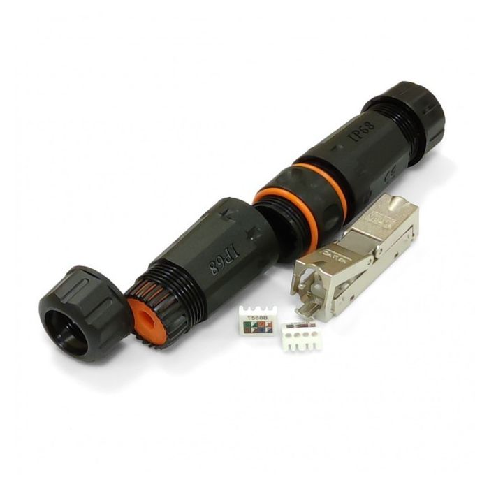 Коннектор RJ45 водонепроницаемый IP68, cat.6A STP Eserver (WT-2611)