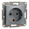 Розетка Schneider Electric ASFORA сталь (EPH2900162) изображение 2