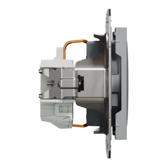 Розетка Schneider Electric ASFORA сталь (EPH2900162) изображение 3