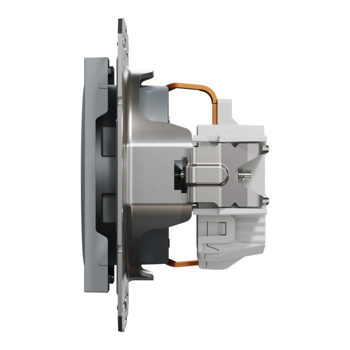 Розетка Schneider Electric ASFORA сталь (EPH2900162) изображение 4