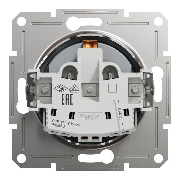Розетка Schneider Electric ASFORA сталь (EPH2900162) изображение 8