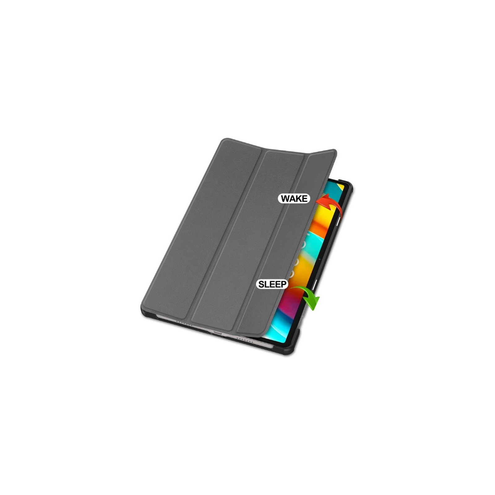 Чохол до планшета BeCover Smart Case Lenovo Tab P12 TB-370FU 12.7" Gray (710059) зображення 5