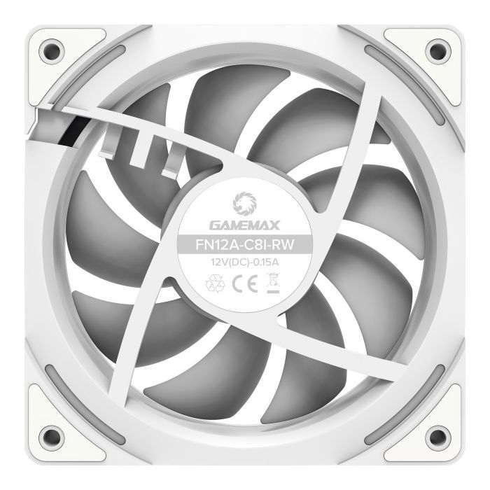 Кулер для корпуса Gamemax KF300R WH изображение 5
