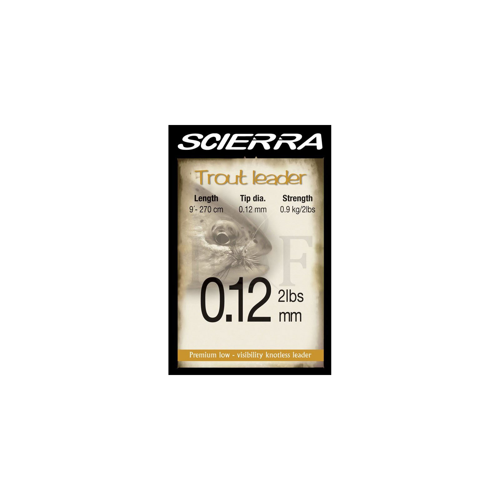 Волосінь Scierra Trout 9' 2.7m 0.14mm 3lb (1846.14.43)